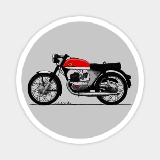 The famous spanish classic motorcicle Magnet